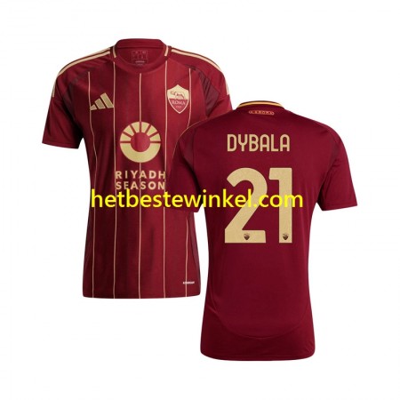 AS Roma Paulo Dybala 21 Voetbalshirts Thuis 2024-25